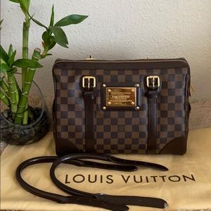 Auth Louis Vuitton Damier Ebene Berkeley